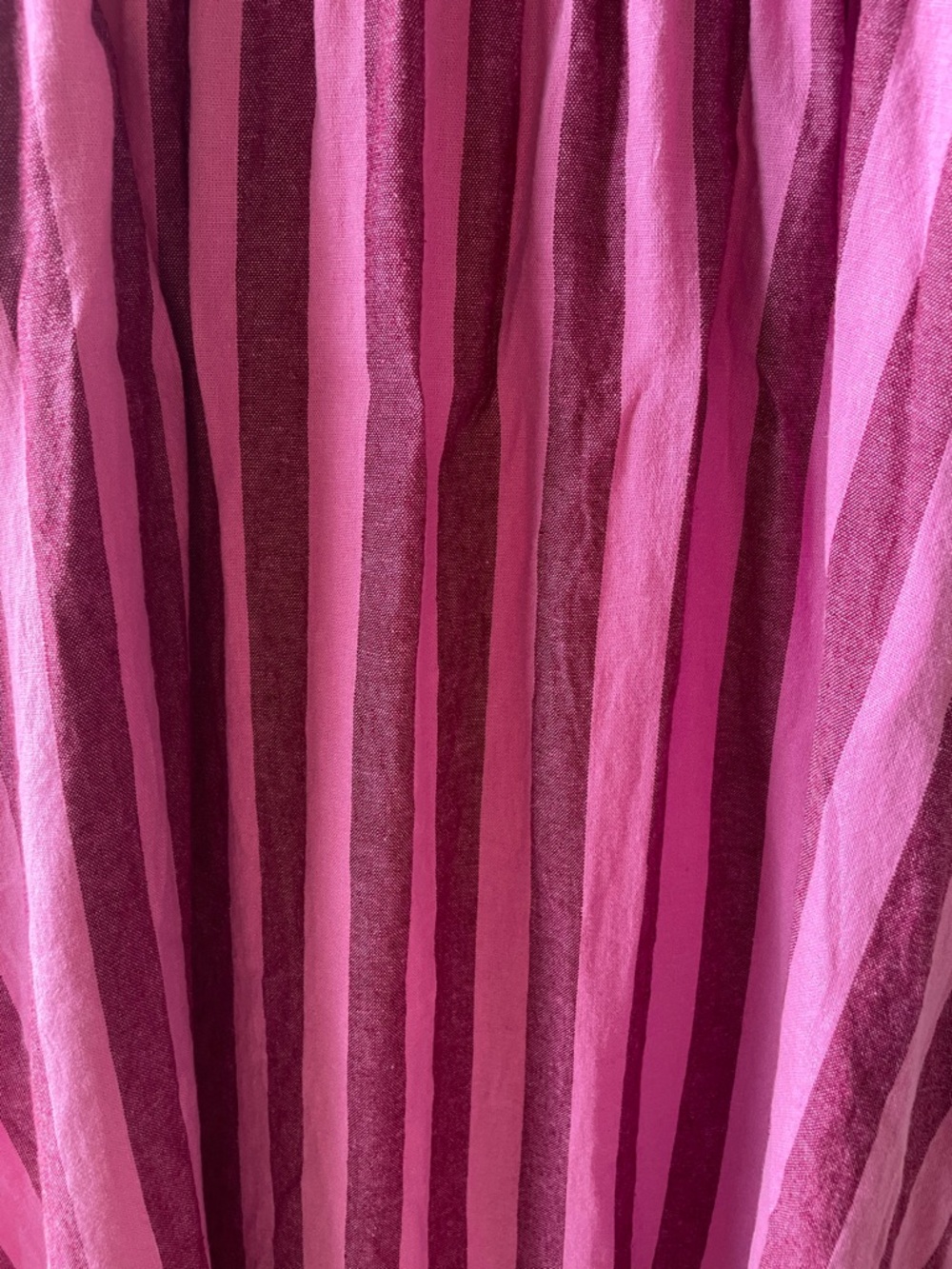 Pink Striped Midi Skirt - Picture 2 of 3